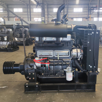 Moteur diesel 4 cylindres 62-100 kW 4,33 L avec poulie d'embrayage pour machines agricoles, pompe à eau, broyeur, usine OEM R4105ZLP