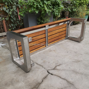<span class=keywords><strong>Banco</strong></span> de Jardín de Metal Personalizado, Asiento de Madera Maciza para Exteriores, <span class=keywords><strong>Banco</strong></span> de Parque sin Respaldo - Product Image 6