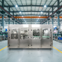 Machine de remplissage d'eau en bouteille PET Hengyu certifiée CE, 18000 BPH, 3-en-1 (rinçage, remplissage, bouchage) pour usine d'eau minérale
