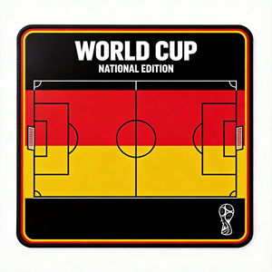 Alfombrilla de Ratón de Vidrio Negra Impermeable con Base Antideslizante de PU, Alfombrilla de Ratón de Goma - Product Image 4