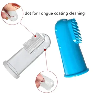 Brosse à dents à doigt KingHon pour chat et chien, outil de nettoyage buccal pour animaux de compagnie - Product Image 4