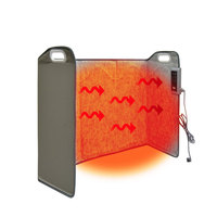 Panneau chauffant pliable avec thermostat réglable et protection contre la surchauffe Chauffe-pieds facile à utiliser sous le bureau Prix réduit!