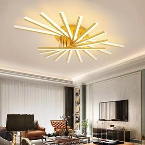 โคมไฟเพดาน Led สไตล์มินิมอลลิสต์,โคมไฟเพดาน Led รีโมตคอนโทรลสำหรับอพาร์ทเม้นห้องนั่งเล่นทันสมัยสไตล์นอร์ดิก - Product Image 1