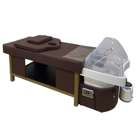 Lit de lavage pour salon de coiffure, lit de lavage allongé pour salon, spa capillaire, lavage de cheveux thaïlandais