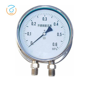 Manomètre sismique haute précision en acier inoxydable rempli d'huile - Product Image 4