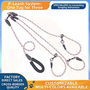 สายจูงสุนัขแบบ 3 ทาง รุ่น Twin Seals ทำจากไนลอนหนา ป้องกันการพันกัน ทนทานต่อการสึกหรอ - Product Image 6