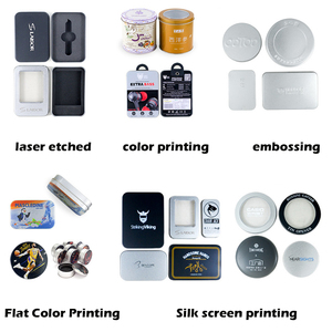 Tùy Chỉnh Rỗng Nhỏ Vuông Màu Trắng Đen Bạc Hà/Mỹ Phẩm/Brow Xà Phòng/Rắn Nước Hoa/Lip Balm Trượt Top Kim Loại Tin Trường Hợp/Hộp/Container - Product Image 2
