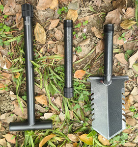 [หนาจริง 3 มม.] <span class=keywords><strong>พลั่ว</strong></span>ตรวจจับโลหะแบบหกเหลี่ยม ได้รับสิทธิบัตร รับน้ำหนักได้ 50 กก.+  งานหนัก 2-in-1 ใช้ตรวจจับโลหะและทำสวน - Product Image 2