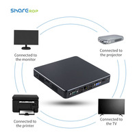 Sharerdp - Mini PC de Escritorio Compacto con Doble Pantalla, Carcasa de Aleación de Aluminio, Procesador Core I3 I5 I7 de 12.ª Generación 1215U 1235U, Venta al por Mayor de Fábrica