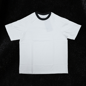 Solid Color <b>Ringer</b> <b>T</b>-<b>Shirt</b> Crew Neck Contrast Collar Short Sleeve Blank Plain Cotton <b>Men</b> Casual Tee Regular Fit - Product Image 2