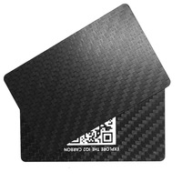 Individuelles Logo Carbon Premium Visitenkarte RFID NFC Geschäftskarte