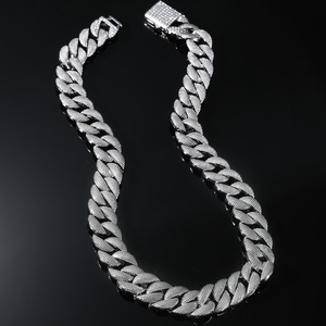 16Mm Strip Hip Hop Cuban Necklace Necklace Accessories Tanjing Fashion Lijing Necklace - Product Image 3