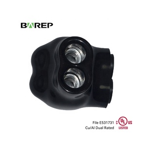 Connettore Meccanico BAREP UL486A-486B Isolato in Alluminio 6061 a 2 Porte Multi-Tap Cu/<span class=keywords><strong>Al</strong></span> Doppia Classificazione per Cavi da 4 AWG a 14 AWG - Product Image 3