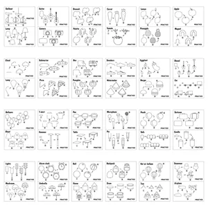 Nouveauté transfrontalière : Livre de coloriage en papier pour enfants, avec dessins de graffiti simples <span class=keywords><strong>et</strong></span> éducatifs, pour l'apprentissage progressif <span class=keywords><strong>et</strong></span> l'éveil ludique à l'art. - Product Image 5