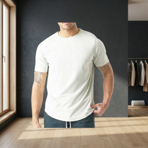Camiseta Unisex de Jersey 100% Algodón con Serigrafía, Estilo Deportivo Personalizado, Diseño Sólido, Transpirable, Cuello Redondo, Manga Corta, 180g - Product Image 4