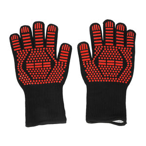 Guantes de Horno de Silicona Resistentes al Calor, para <span class=keywords><strong>Microondas</strong></span>, Impermeables, de Silicona y Algodón, Venta al Por Mayor - Product Image 1
