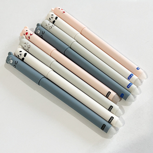 Bolígrafo de Gel borrable barato, bolígrafo de 0,5mm, Animal de dibujos animados, papelería para niños, regalo pequeño para estudiantes escolares - Product Image 6