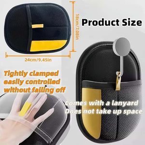 2025 hot sang trọng thân thiện với môi mèo con chó chải chuốt công cụ kích thước lớn tái sử dụng hai mặt vật nuôi tẩy lông Găng tay bông hai chiều - Product Image 6