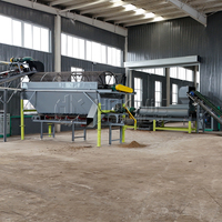Ligne de production d'engrais, machine de fabrication d'engrais organique à base de compost, engrais organique en poudre à base de fumier