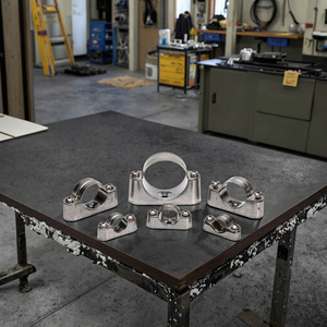 Clip da sella personalizzabile in lega di alluminio per codice Off-Wall 16/20/25/32/40/50mm staffa morsetto a Clip fissa OEM morsetti da sella - Product Image 3