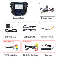 Witfighter Tesla Style Android autoradio lecteur Dvd pour Nissan Navara NP300 Terra Pick-up 2018 ~ 2022 écran tactile Gps Navigation