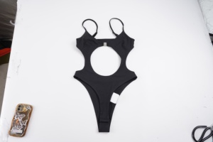 Y2K Hot Sexy U Neck Cami Swimsuit Women Cut Out Design Tight Flattering Layering Bodysuit - Product Image 6