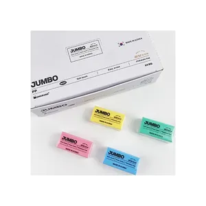 Цветной ластик JUMBO PP, мягкий и простой в использовании, Высококачественная резина, подходит для детей, низкая цена, оптовая продажа