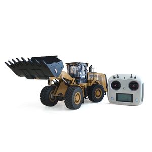 HOSHI HUINA 1:16 <span class=keywords><strong>K966</strong></span> RC Car <span class=keywords><strong>KABOLITE</strong></span> Hydraulique Métal Télécommande Poussoir Alliage Simulation Construction Bulldozer Camion - Product Image 2