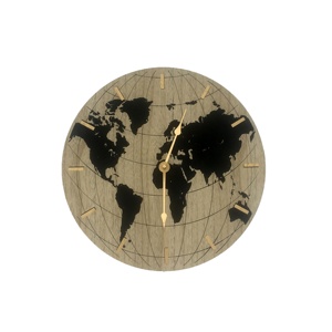 Bán Buôn Đồ Cổ <span class=keywords><strong>Globe</strong></span> Bản Đồ Gỗ Tròn Treo Trang Trí Nội Thất Quà Tặng Bằng Gỗ Đồng Hồ Treo Tường - Product Image 1