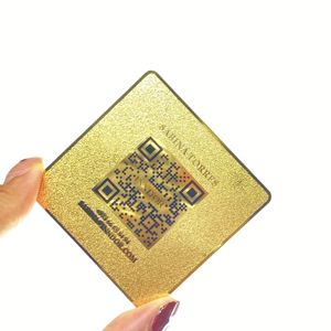 Tarjetas transparentes de PVC Tarjetas de visita Base Metal Tarjetas de visita Metal Tarjeta DE CRÉDITO Cobre - Product Image 6