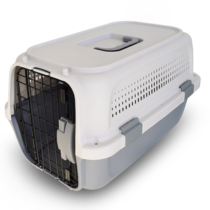 Trasportini per cani in plastica portatili ecologici scatola per aviazione animale gabbia da viaggio per animali domestici scatola d'aria per animali domestici approvata dalla compagnia aerea - Product Image 5