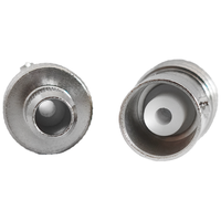 Conector Hembra BNC-C-K4 de Latón de Fábrica de Buen Rendimiento, Crimpado RG59