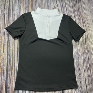 Chemises d'équitation à manches courtes pour femmes, qualité supérieure, séchage rapide, haute élasticité, respirantes, vêtements d'équitation - Product Image 5