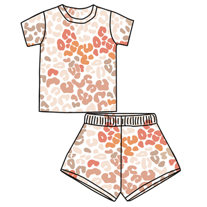 FANCY MONKEY, Nueva Colección en Oferta, Conjuntos de Ropa Casual para Niñas, de Bambú/Algodón Orgánico, Manga Corta, Estampado Múltiple, Corte Holgado - Product Image 6