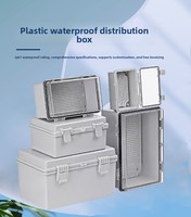 Boîtier de terminaison Weigang WG en plastique ABS étanche IP67, plaque de base, qualité industrielle, sécurité, montage en surface extérieur