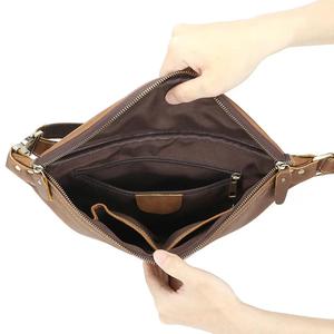 กระเป๋าหนังวัวแท้ AndoBag สไตล์วินเทจ สำหรับผู้ชาย กระเป๋าสะพายข้าง กระเป๋าคาดเอว รุ่น 1720 - Product Image 5