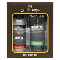 Parfum pour homme, soin de la peau, coffret cadeau pour le bain dans une boîte en fer blanc