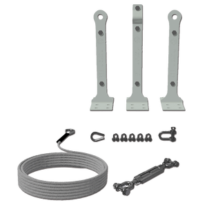 Kit de cuerda salvavidas básico con dos pendientes Kits y piezas CKD de cuerda de 16m - Product Image 1