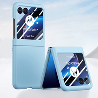 Sarung ponsel lipat PC matte pelindung kaca penutup penuh Premium untuk Moto Razr 40 Ultra