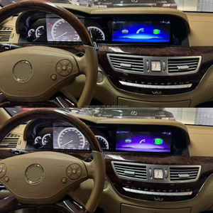 เครื่องเล่นมัลติมีเดียระบบ Linux อัปเกรด GPS ขนาด 12.3 นิ้ว รองรับ Wireless CarPlay สำหรับรถยนต์ Mercedes Benz S-Class W221 ปี 2006-2013 NTG3.0 3.5 - Product Image 5