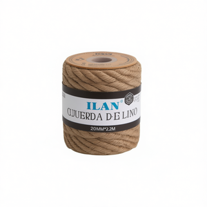 Corda di lino Iln 20 mm x 2,2 m per artigianato e decorazioni - Product Image 2