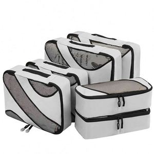 Juego de 6 Bolsas de Viaje Unisex Vintage al por Mayor, Cubos de Embalaje Duraderos de Poliéster con Cierre de Cremallera Oxford - Product Image 2