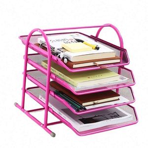 Metal <b>File</b> Cabinet <b>Organizer</b> Desktop Storage Rack Document Stand <b>File</b> Holder Office Supplies - Product Image 4
