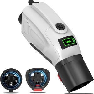 Adaptateur de <span class=keywords><strong>charge</strong></span> de voiture électrique IPX5 de haute qualité pour <span class=keywords><strong>Tesla</strong></span> Nacs vers J1772, adaptateur de <span class=keywords><strong>charge</strong></span> de voiture électrique, <span class=keywords><strong>prise</strong></span> de <span class=keywords><strong>charge</strong></span> de voiture électrique - Product Image 1