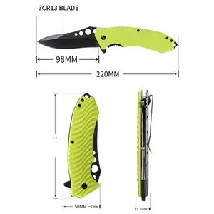 High-quality High-hardness Outdoor Camping Sharp Folding Knife For Cutting Meat And Fruit