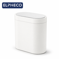 Poubelle Intelligente Slim ELPHECO à Capteur Tactile Automatique pour Salle de Bain, Chambre, Bureau – 2 Styles