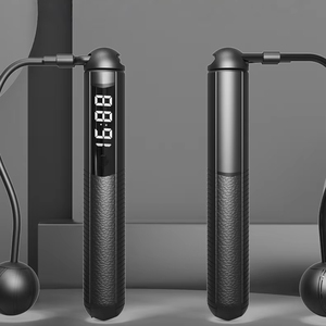 Cuerda para Saltar Inalámbrica Ajustable con Contador, Cuerda de Ejercicio con Bola Grande para Saltar al Aire Libre - Product Image 2