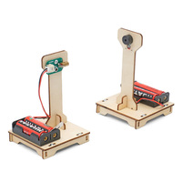 Puzzle en bois fait à la main, modèle d'alarme infrarouge, kit d'outils expérimentaux pour la science scolaire, jouets de visée laser pour étudiants
