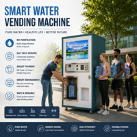 Distributeur d'eau Euro-polo 400 GPD avec filtration multi-étapes par osmose inverse, eau purifiée, pompe à moteur et réservoir sous pression