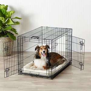 Wholesale Factory Foldable Collapsible Metal <strong>Stacked</strong> Luxury Modern Large Breed Dog <strong>Cage</strong> Steel <strong>Wire</strong> Pet Crate Portable - Product Image 5
